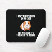 Ich spiele morgens mit Guine Pig Mousepad (Mit Mouse)