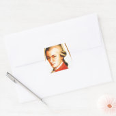 Ich spiele Mozart_ Quadratischer Aufkleber (Umschlag)