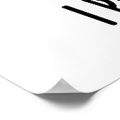 Ich spiele nach Ohren, lustige Musik Poster (Ecke)