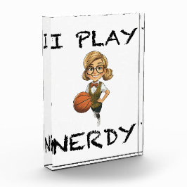 Ich spiele Nerdy Fotoblock