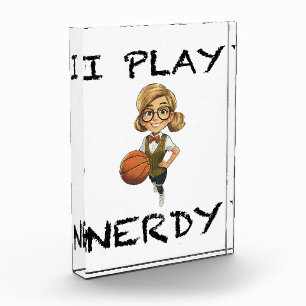 Ich spiele Nerdy Fotoblock