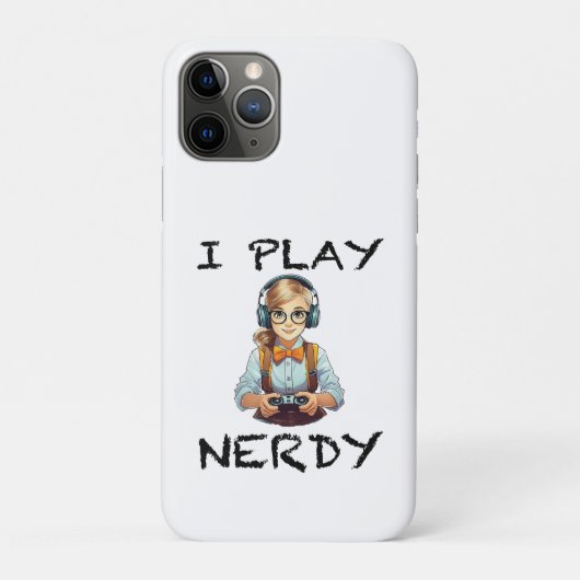 Ich spiele Nerdy Gamer Case-Mate iPhone Hülle (Rückseite)