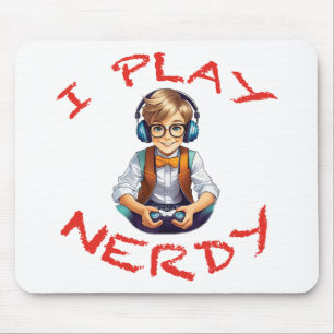 Ich spiele Nerdy Gamer Mousepad