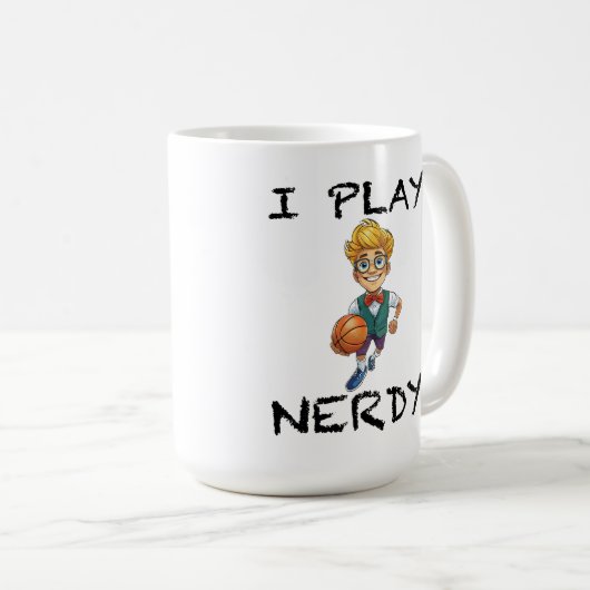 Ich spiele Nerdy Kaffeetasse (VorderseiteRechts)