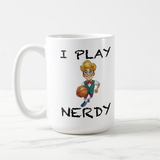 Ich spiele Nerdy Kaffeetasse (Links)