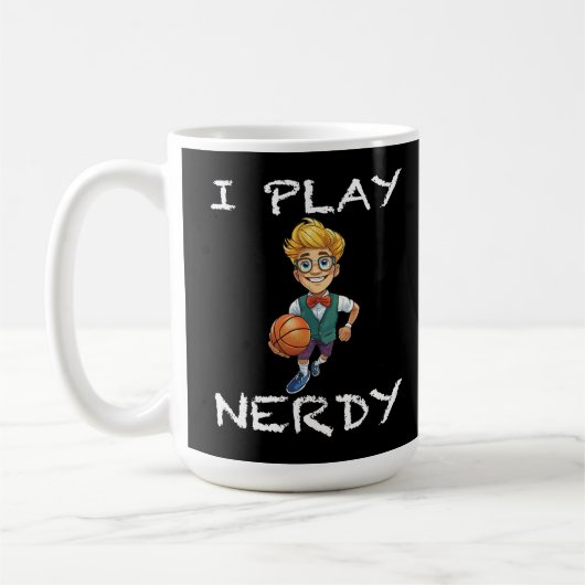 Ich spiele Nerdy Kaffeetasse (Links)