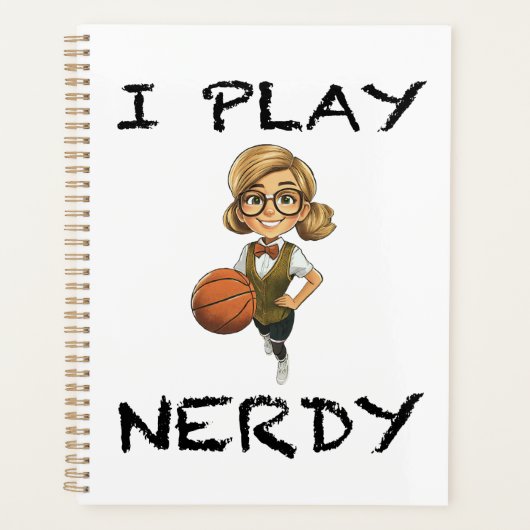 Ich spiele Nerdy Planer (Vorderseite)