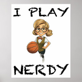 Ich spiele Nerdy Poster