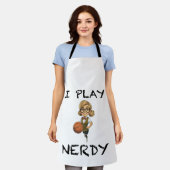 Ich spiele Nerdy Schürze (Getragen)