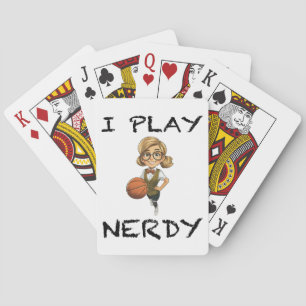 Ich spiele Nerdy Spielkarten