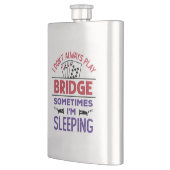 Ich spiele nicht immer Bridge, manchmal schlafe ic Flachmann (Links)