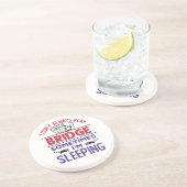 Ich spiele nicht immer Bridge, manchmal schlafe ic Getränkeuntersetzer (Seite)