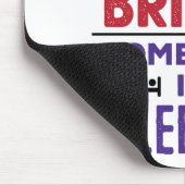 Ich spiele nicht immer Bridge, manchmal schlafe ic Mousepad (Ecke)