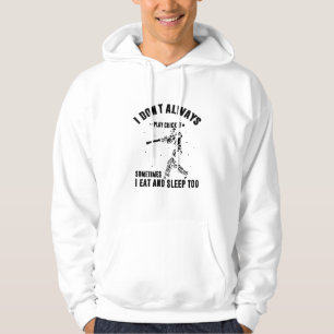 Ich spiele nicht immer Cricket   Cricket Player Ge Hoodie