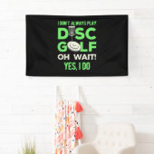 Ich spiele nicht immer Disk Golf Banner (Insitu)