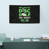 Ich spiele nicht immer Disk Golf Banner (Messeveranstaltung)