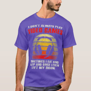 Ich spiele nicht immer Videospiele Funny Boys (6) T-Shirt