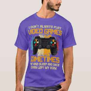 Ich spiele nicht immer Videospiele Funny Boys (9) T-Shirt