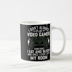 Ich spiele nicht immer Videospiele Lustige Gamer-J Kaffeetasse