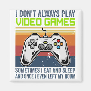 Ich Spiele Nicht Immer Videospiele Manchmal Esse I Magnet