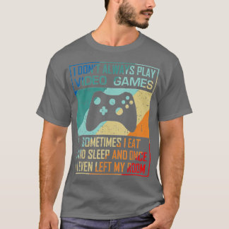 Ich spiele nicht immer Videospiele, sonnige Sport  T-Shirt