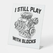 Ich spiele noch mit Blockautomaten Sockelschild (Vorderseite)