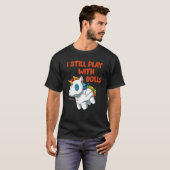 Ich spiele noch mit Puppen Voodoo Doll Unicorn T-Shirt (Vorne ganz)