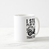 Ich spiele noch mit Traktoren Kaffeetasse (VorderseiteRechts)