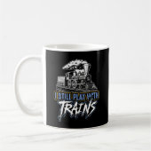 Ich spiele noch mit Zügen, Dampfbahn Motor Kaffeetasse (Links)