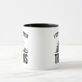 Ich spiele noch mit Zügen Tasse (Zentrum)