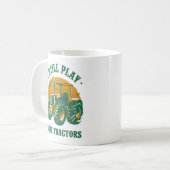 Ich spiele noch W-Traktoren Kaffeetasse (Vorderseite Links)