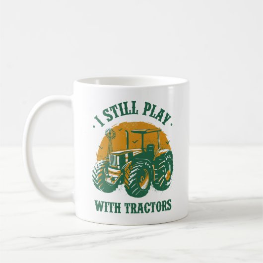 Ich spiele noch W-Traktoren Kaffeetasse (Links)