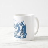 Ich spiele nur Baseball Liebe Kaffeetasse (VorderseiteRechts)