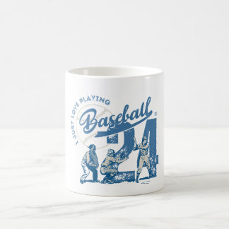 Ich spiele nur Baseball Liebe Kaffeetasse