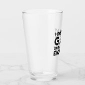 Ich spiele nur Golf Glas (Rechts)