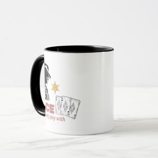 Ich spiele nur mit ACE Tasse (Vorderseite Links)