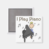 Ich spiele Piano Magnet (Vorderseite/Rückseite)