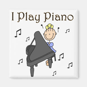 Ich spiele Piano Magnet