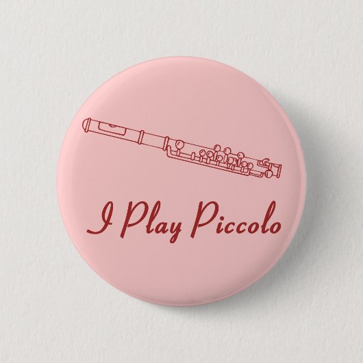 Ich spiele Piccolo Button (Vorderseite)