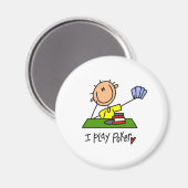 Ich spiele Poker Magnet (Vorderseite/Rückseite)