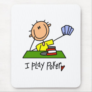 Ich spiele Poker Mousepad