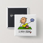 Ich spiele Poker-T-Shirts und Geschenke Button (Vorne & Hinten)