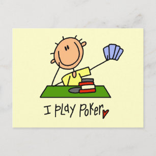 Ich Spiele Poker T-Shirts und Geschenke Postkarte