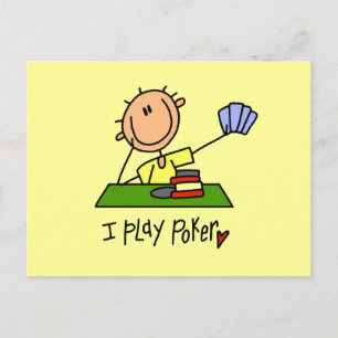 Ich Spiele Poker T-Shirts und Geschenke Postkarte