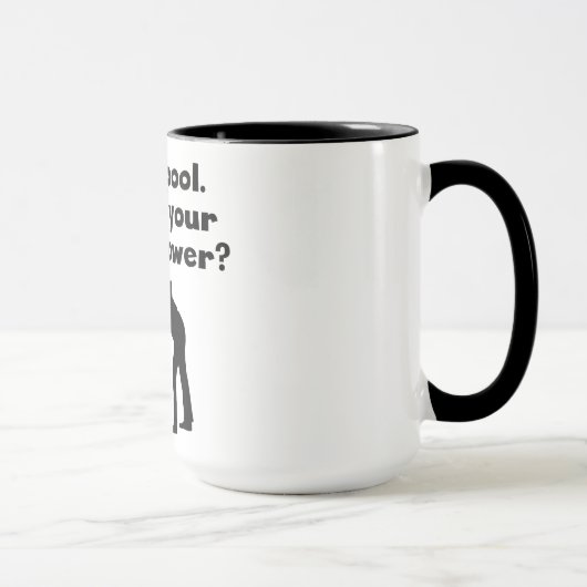Ich spiele Pool-SuperPower Tasse (Rechts)