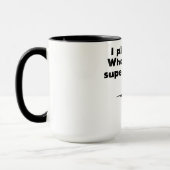 Ich spiele Pool-SuperPower Tasse (Links)