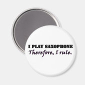 Ich spiele Saxophon... Magnet (Vorderseite/Rückseite)