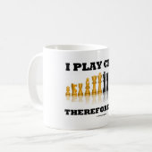 Ich spiele Schach deshalb, ich bin (Schach-Set) Kaffeetasse (Vorderseite Links)