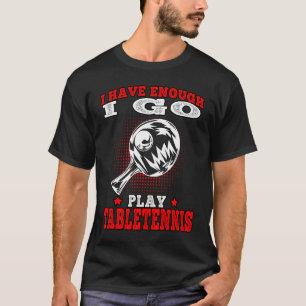 Ich spiele Tabletennis Young Table Tennis Players T-Shirt