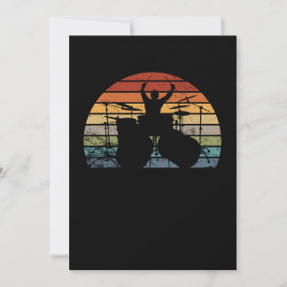 Ich spiele Trommeln Dankeskarte